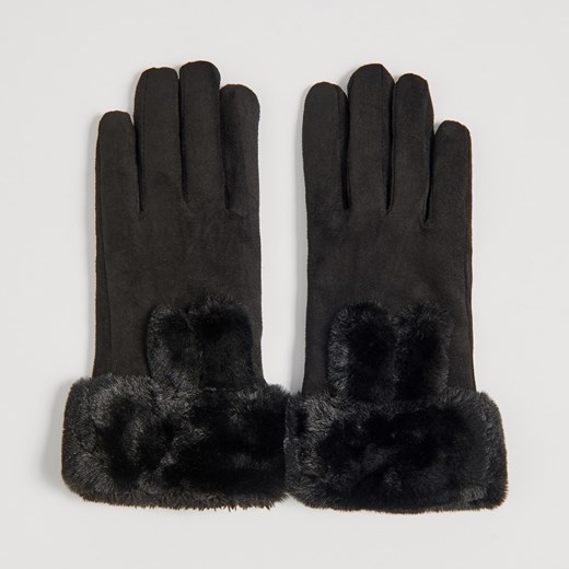 Rękawiczki czarne Sinsay 