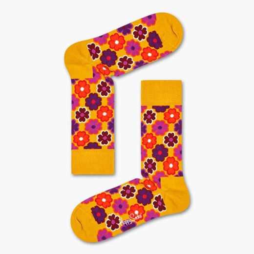 Skarpetki damskie Happy Socks casual w abstrakcyjnym wzorze 