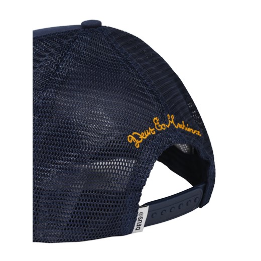 Niebieska czapka z daszkiem męska Deus Ex Machina z haftem 