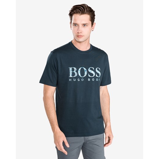BOSS Hugo Boss Teecher 4 Koszulka Niebieski Boss Hugo Boss  XXL BIBLOO