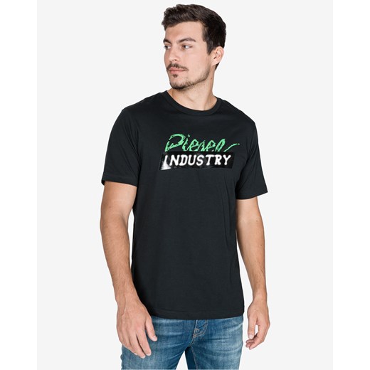 T-shirt męski Diesel z krótkim rękawem bawełniany młodzieżowy 