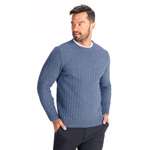 Sweter męski Lanieri Fashion niebieski 