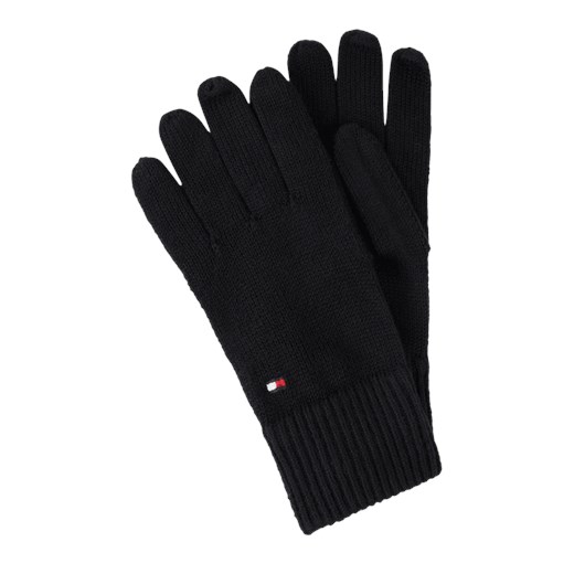 Rękawiczki BCI z mieszanki bawełny i kaszmiru Tommy Hilfiger  One Size Peek&Cloppenburg 