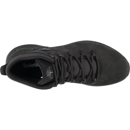 Buty zimowe męskie Timberland zamszowe czarne sportowe sznurowane 