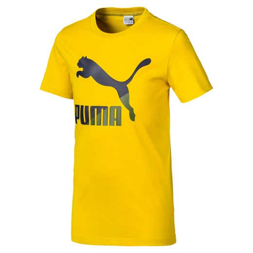 T-shirt chłopięce Puma z krótkimi rękawami w nadruki 
