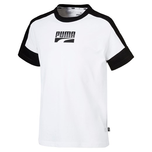 T-shirt chłopięce biały Puma 