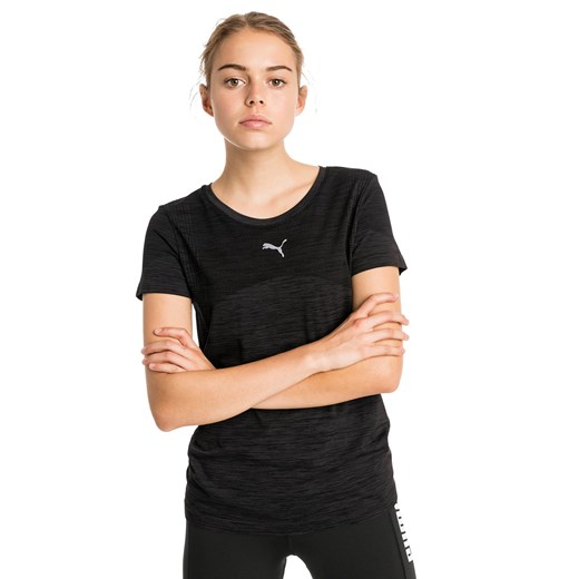 Bluzka sportowa Puma czarna z nylonu 
