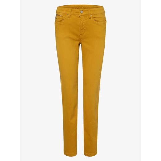 Żółte spodnie damskie Mac 