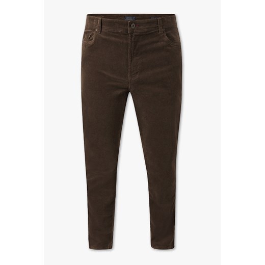 C&A Spodnie sztruksowe-Regular Fit, Brązowy, Rozmiar: 31