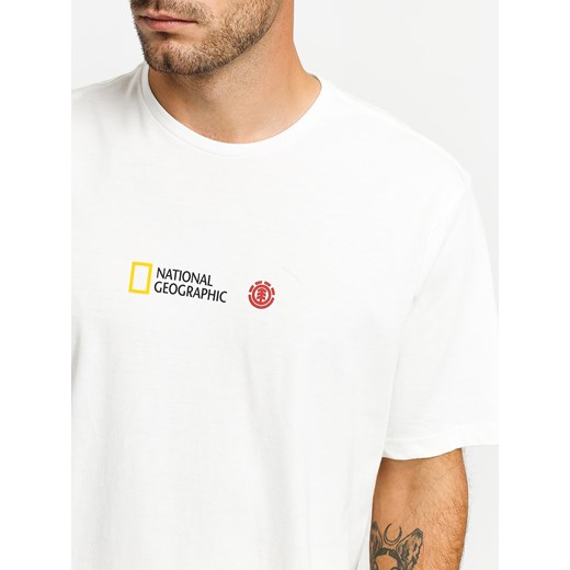 T-shirt męski Element bez wzorów z krótkim rękawem 