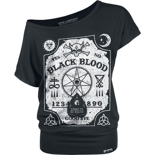 Bluzka damska Black Blood z krótkimi rękawami 