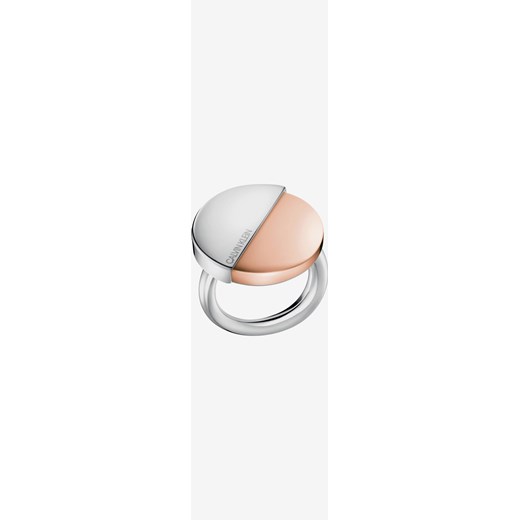 Calvin Klein Pierścień Srebrny Beżowy