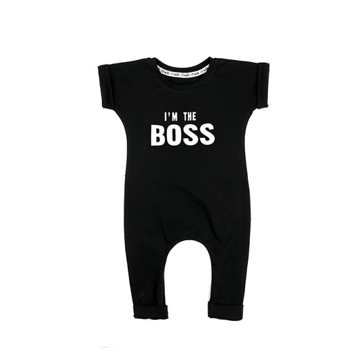 Romper dziecięcy krótki rękaw "i'm the boss"