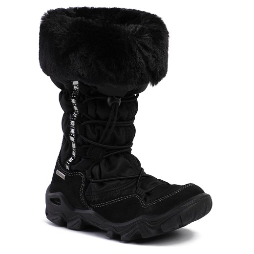 Buty zimowe dziecięce Primigi gore-tex czarne gładkie 