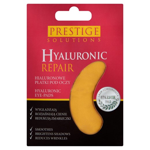 Prestige Solutions Hyaluronic Repair Hialuronowe Płatki Pod Oczy Prestige   Drogerie Natura