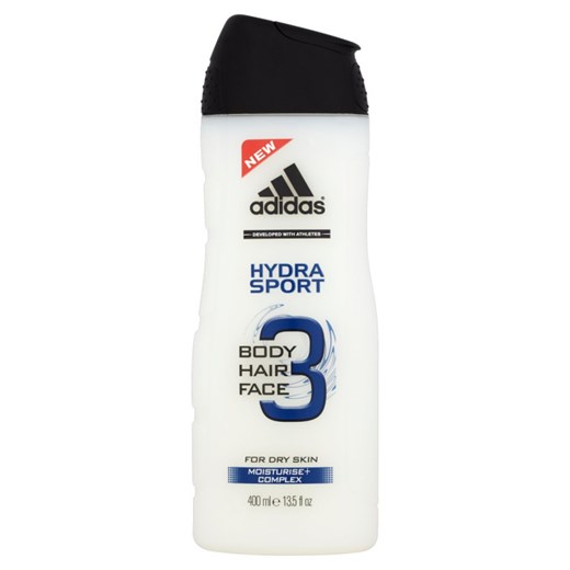 Adidas Hydra Sport Żel Pod Prysznic Dla Meżczyzn 400 Ml Adidas   Drogerie Natura