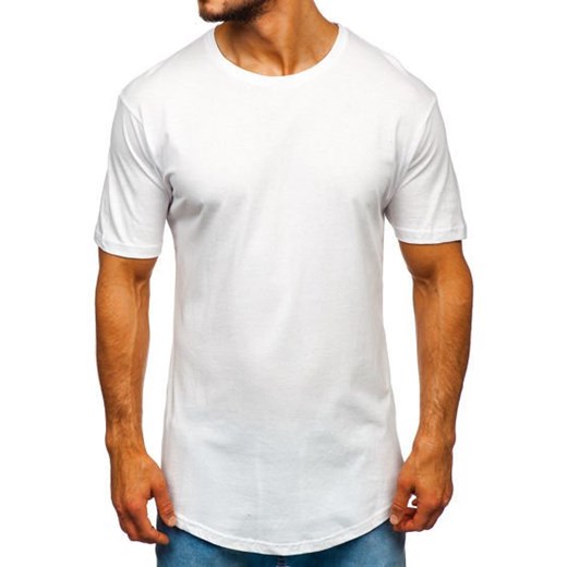 Biały t-shirt męski Denley 