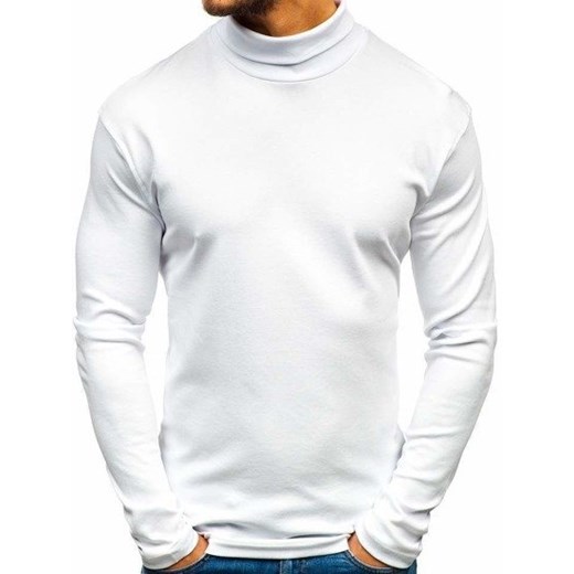 Sweter męski Denley biały jeansowy 
