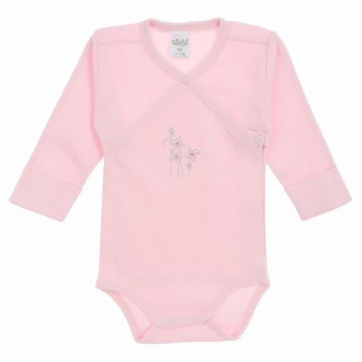 Body niemowlęce BETI różowe NewYorkStyle Sofija  74 NYS