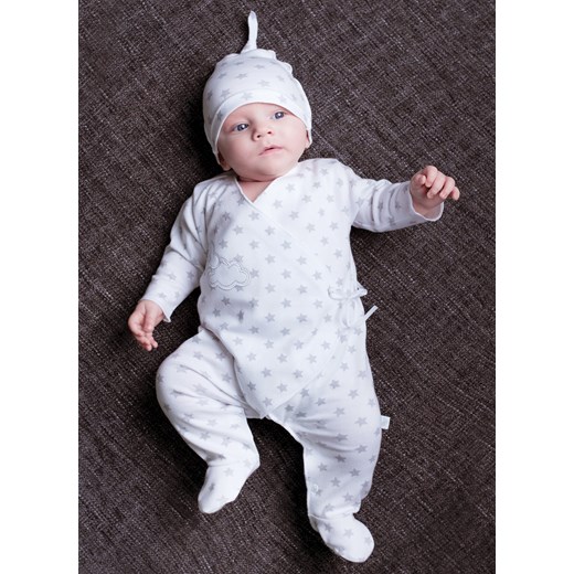 Pajac niemowlęcy CHMURKA rozpinany NewYorkStyle  Ewa Collection 62 promocja NYS 