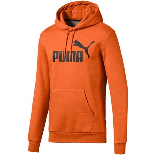 Bluza męska Puma sportowa pomarańczowy z bawełny 