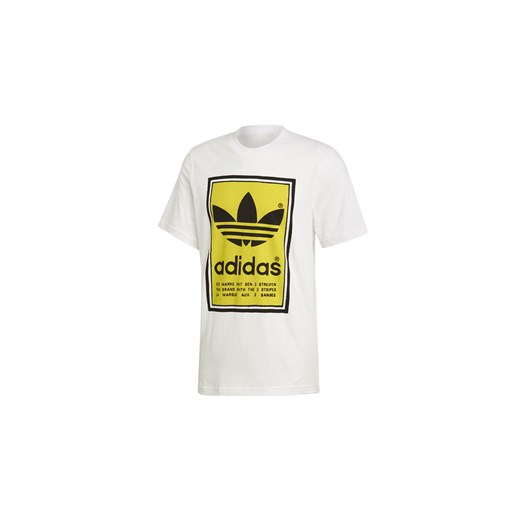 Koszulka sportowa Adidas bawełniana z napisem 