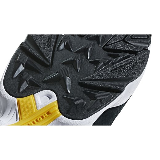 Adidas buty sportowe męskie czarne wiązane z nubuku 