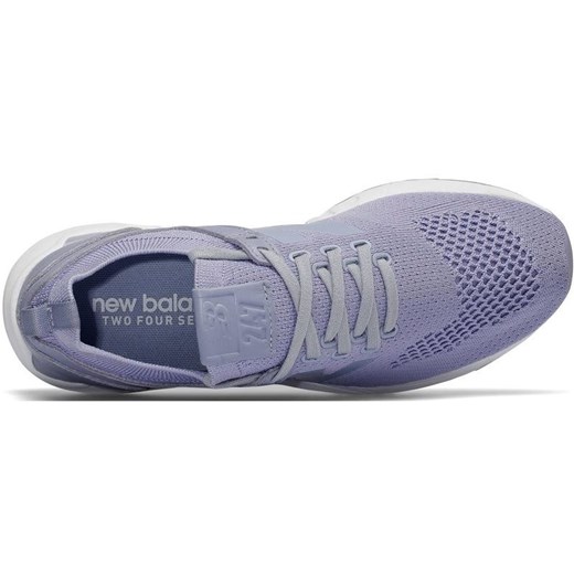 Buty sportowe damskie New Balance w stylu casual fioletowe klasyczne 