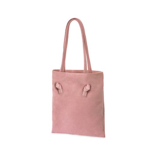 Shopper bag Woox różowa bez dodatków 