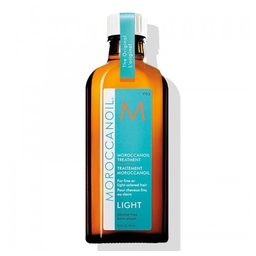 Moroccanoil Treatment Light naturalny olejek arganowy do włosów delikatnych, rozjaśnianych lub farbowanych na blond 100ml Moroccanoil   friser.pl