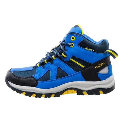 ELBRUS buty trekkingowe dziecięce Plaret Mid WP JR navy/lake blue/yellow 28