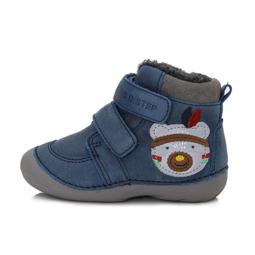 D-D-step buty zimowe 015-189A 19 niebieskie Darmowa dostawa na zakupy powyżej 289 zł! Tylko do 09.01.2020!