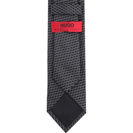 Granatowy krawat Hugo Boss 