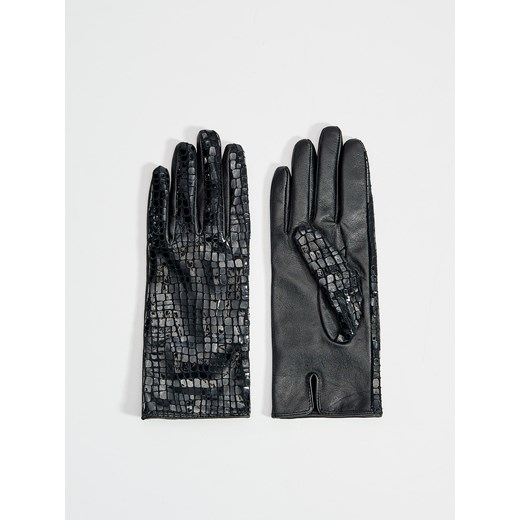 Czarne rękawiczki Mohito 