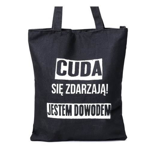 Czarna torba z napisem - Torebki  Royalfashion.pl uniwersalny 