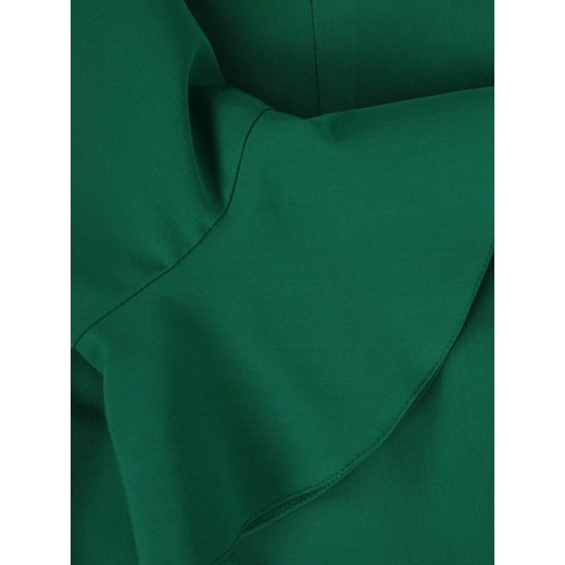 Sukienka damska 15310, zielona kreacja z modnymi rękawami.