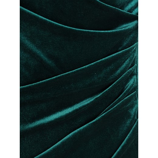 Sukienka zielona Modbis z długim rękawem gładka 