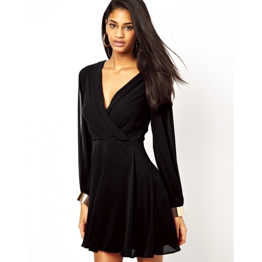 Asos Sukienka  z Bransoletami aleja-mody czarny design