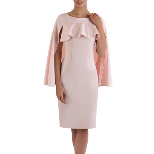 Elegancka sukienka z nowoczesną narzutką 14503.