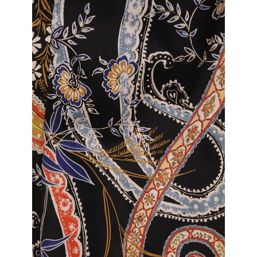 Sukienka Modbis w abstrakcyjne wzory midi z krótkimi rękawami 