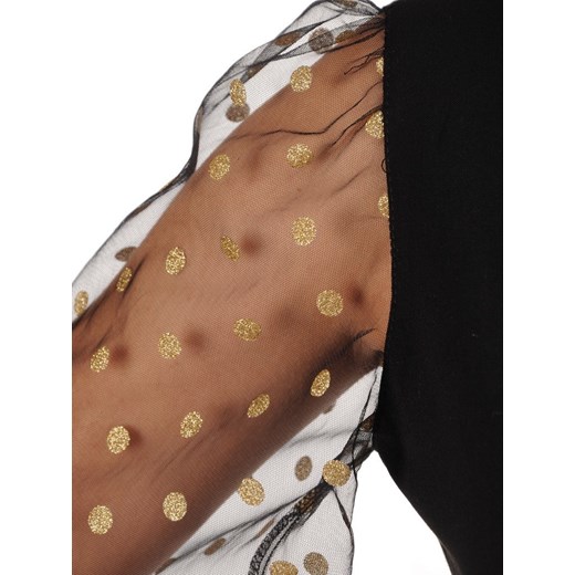 Bluzka damska Modbis z okrągłym dekoltem z długimi rękawami 