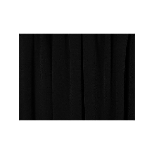 Czarna sukienka wieczorowa Elwira II, kreacja z dekoltem typu woda.