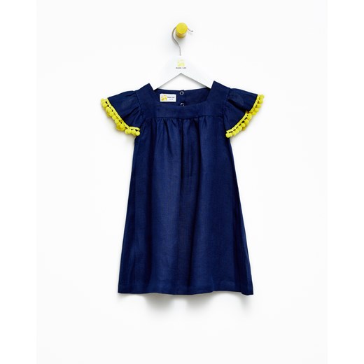 Odzież dla niemowląt niebieska Banana Kids z tkaniny 