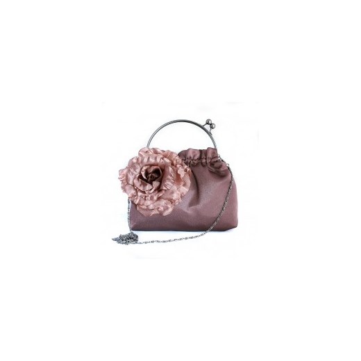 Romantyczna torebka z różą trendsetterka-com brazowy torebka