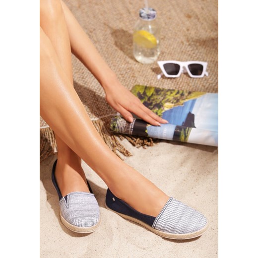 Granatowe Espadryle Cherry Cake
