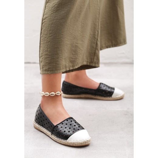 Czarne Espadryle Mina