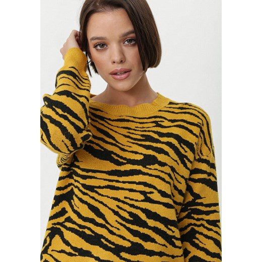 Born2be sweter damski z okrągłym dekoltem