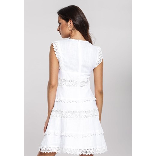 Biała Sukienka Basal