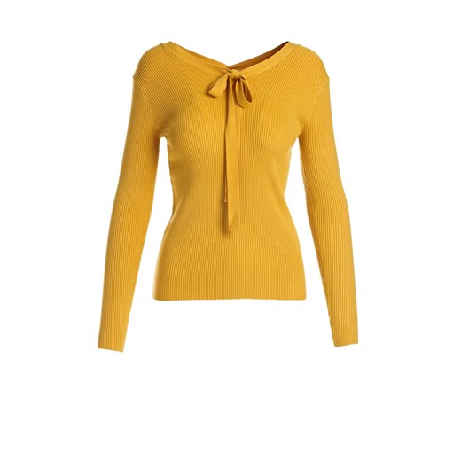 Sweter damski żółty Renee elegancki 
