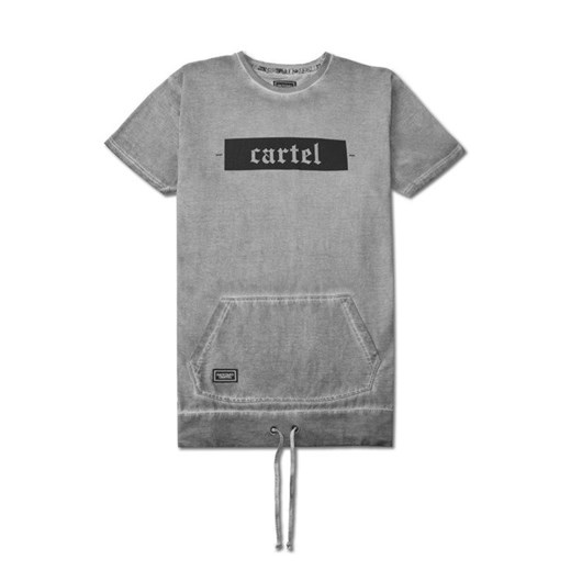 T-shirt męski szary Backyard Cartel z krótkimi rękawami 